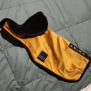 Animo Yellow and Black Dog Coat